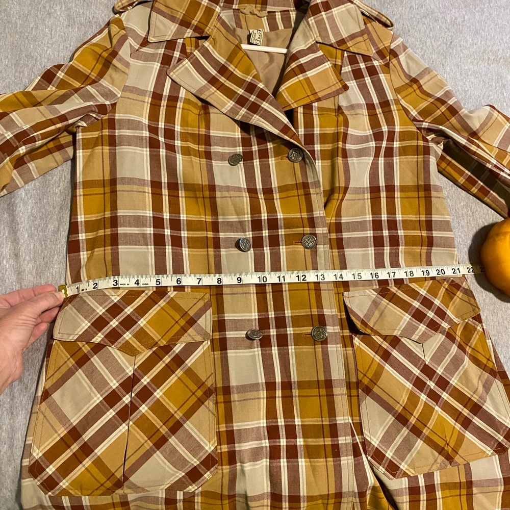Timeless Trench coat Vintage 1970’ish Preppy  jacket Rare/distinctive buttons - Picture 13 of 13